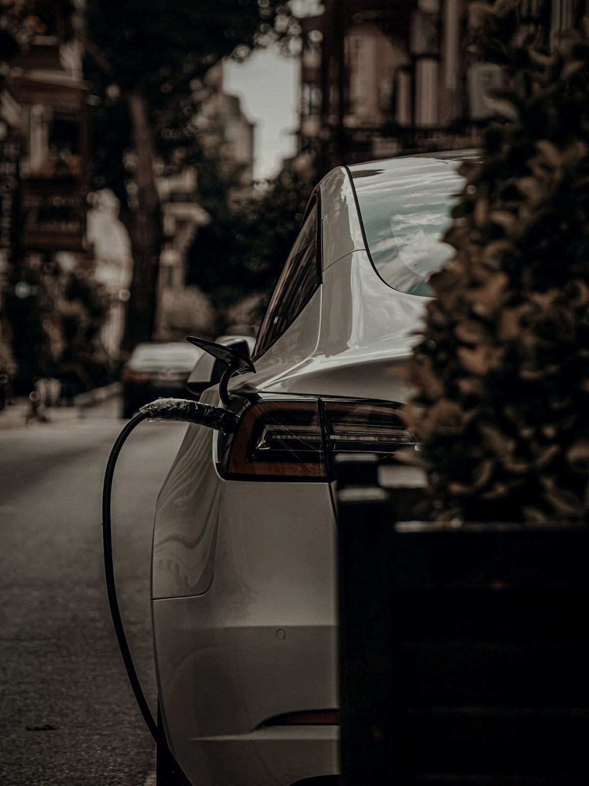 An electric vehicle charging — the physical EV service stations Yodo is building toward in Nigeria.